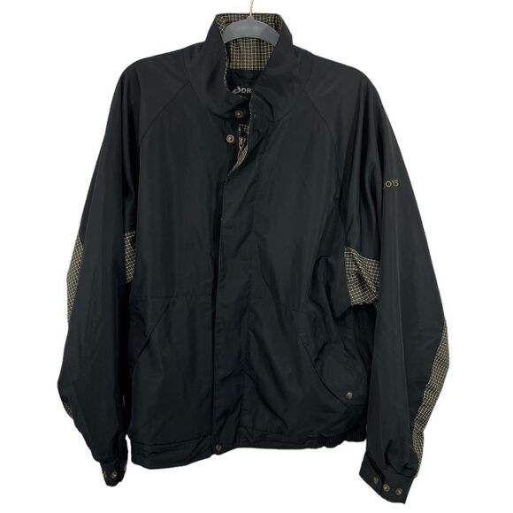 FootJoy DryJoys Golf Wind and Rain Jacket Men's LARGE Black Outerwear Athletic - Picture 10 of 10